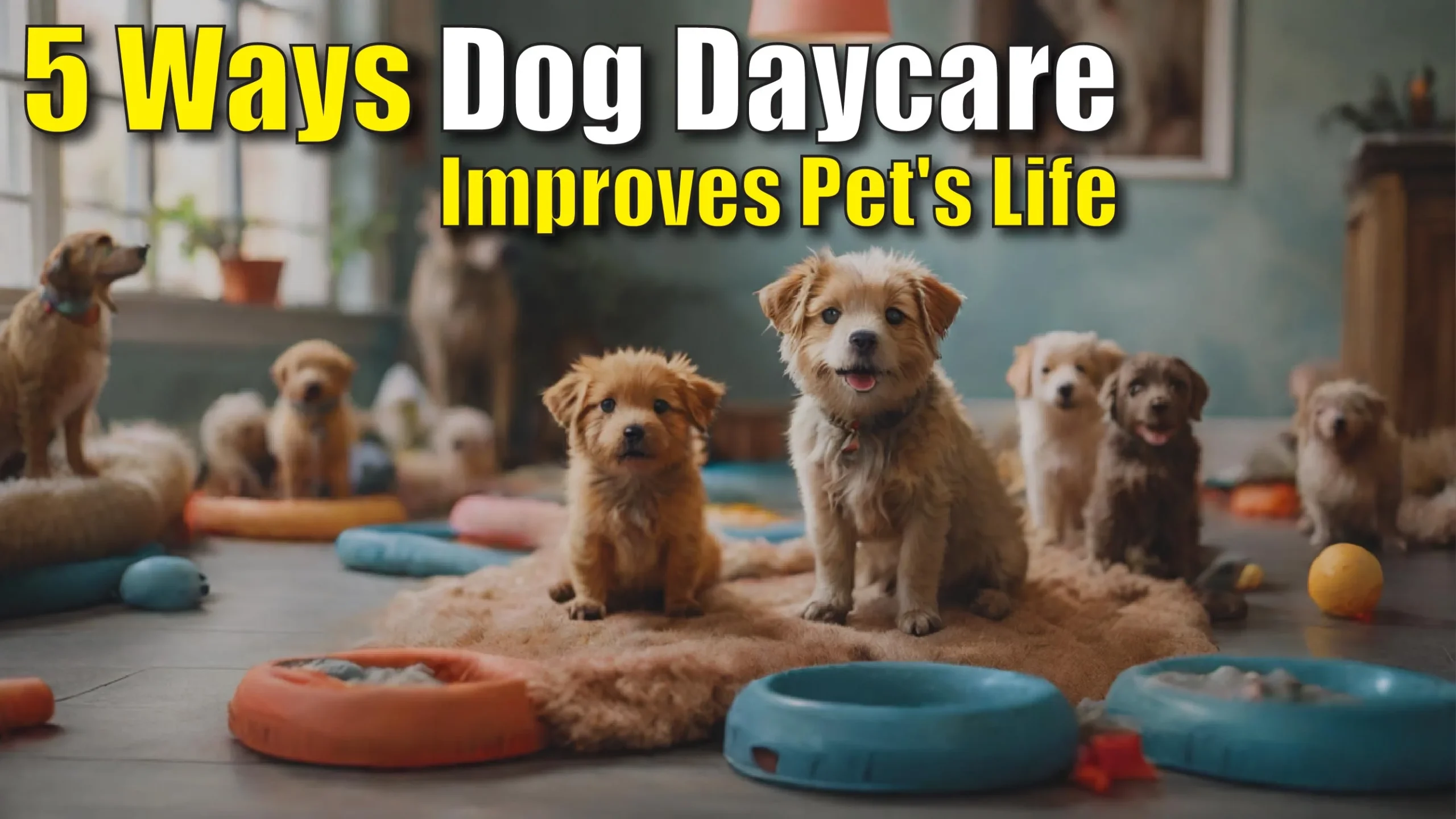 5 Ways Dog Daycare Improves Pet's Life